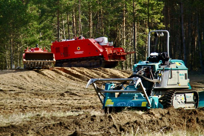 Große Waldbrand Übung im Kreis Oberhavel