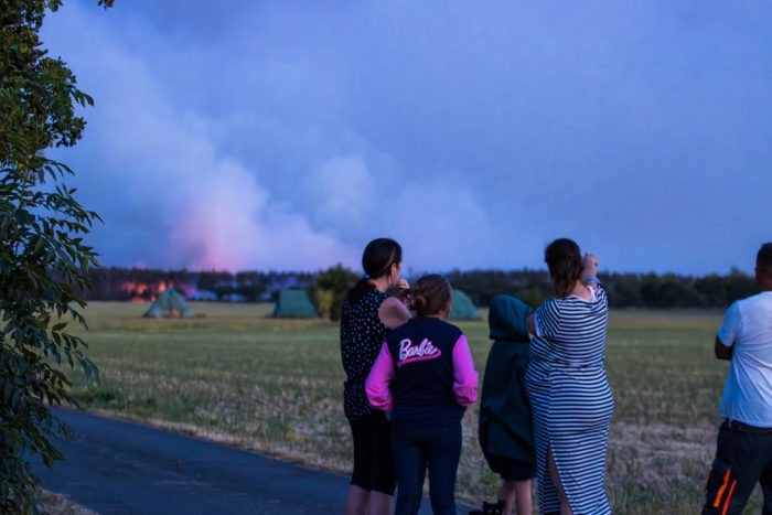 Beim Großbrand in der Gohrischheide brannten über 2600 Hektar Fläche Wald